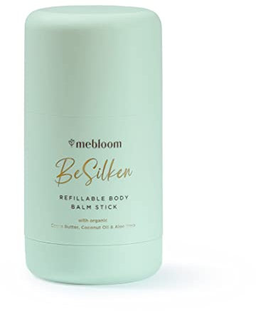 MeBloom Balsam – Feuchtigkeitspflege für Lippen, Körper, Brustwarzen, Babyhaut Wind & Wettercreme – Schwangerschaftspflege gegen Dehnungsstreifen – mit Kakaobutter, Squalan – 100% natürlich
