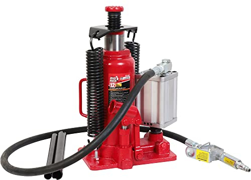 BIG RED Torin Pneumatischer Luft-Hydraulischer Auto-Wagenheber für Autoreparatur und Hausaufzug, 12 Tonnen, Rot, TAM91206