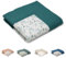 ULLENBOOM ® Baby Krabbeldecke 140x140 cm gepolstert - Eukalyptus-Petrol (Made in EU) - XXL Krabbeldecke für Baby mit 100% OEKO TEX Baumwolle, ideal als Babydecke & Spieldecke