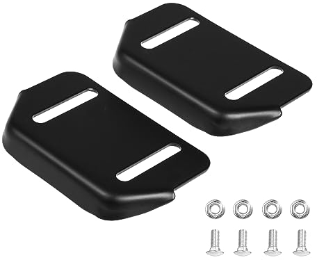 Irfora 784-5580 Schneewerfer-Gleitschuhe, 2er-Pack Gleitschuhe mit Montagematerial für MTD 784-5580-0637 Passend für Cub Cadet Yardman Schneefräse