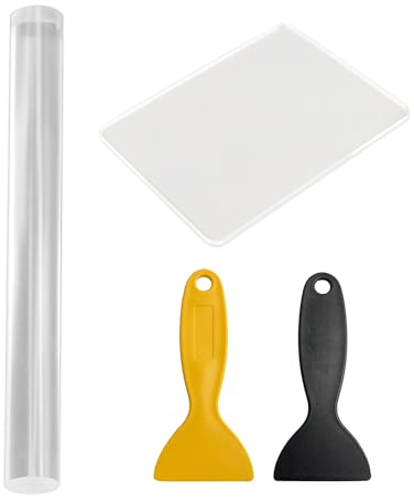 4 attrezzi per scultori di argilla, mattarello, strumenti di argilla, piastra acrilica, strumenti di argilla polimerica, adatti per argilla e ceramica