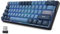 RK ROYAL KLUDGE RK61 Plus Mechanical Keyboard, 60% RGB Gaming Keyboard US Layout with USB Hub, Bluetooth/2.4Ghz/Wired RGB Hot Swappable PC Keyboard for Win/Mac/Android, Red Switch, Blue