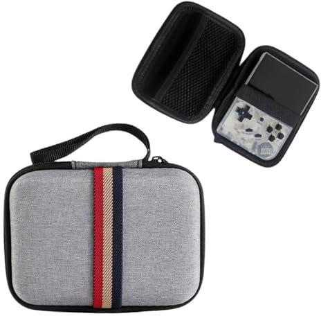 Miyoo Mini Plus Game Console Case - Portable Hard Travel Bag with Storage for Miyoo Mini Plus