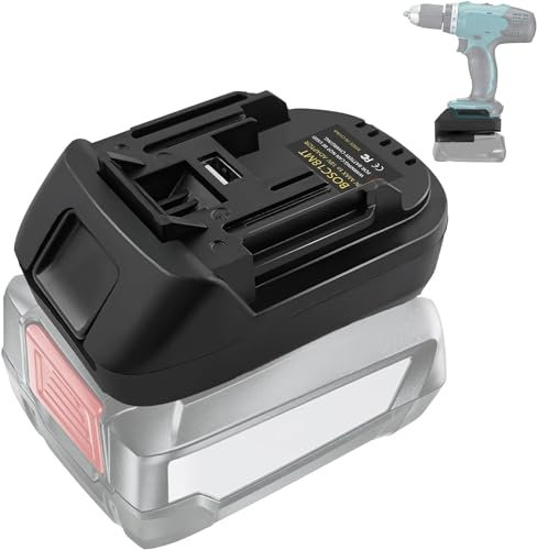 BOSC18MT Akkuadapter für Bosch PBA PSB PSR für Makita, TEPULAS Adapterkonverter für Bosch 18V Home Graden Akku für Makita 18V Elektrowerkzeuge (ohne Akku)