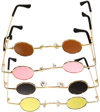 GALPADA Runde Mini-sonnenbrille Retro-punk-sonnenbrille Für Damen Und Herren