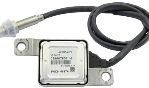 BWWIEZRS Compatible With VW For Touareg For TDI 2009 2010 2011 2012 2013 2014 2015 2016 OE：059907807H 5WK96687A Upstream Nitrogen Oxide Nox Sensor Lambda Sensor Fuel Tank Cap Tether