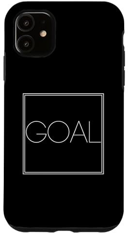 Carcasa para iPhone 11 Objetivo: declaración minimalista motivacional inspiradora
