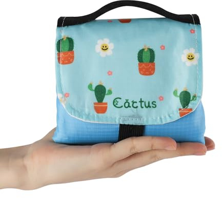 Lvjkes Picknickdecke wasserdicht, 150 x 100 cm Mini picknickdecke, Wasserdicht und schmutzabweisend, Ultraleicht Leicht zu reinigen, Für Camping, Reisen, Picknicks und Strandausflüge (Kaktus)