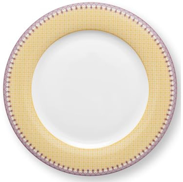 Pip Studio Lily&Lotus Tiles Yellow Speiseteller 26,5cm
