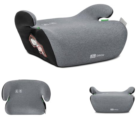 Lorelli Kindersitzerhöhung i-Size Orion (125-150cm) Boostersitz, Bezug waschbar grau schwarz