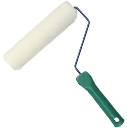 Outil de peinture murale de 9 pouces Rouleau de peluches doux en fibres de peluche de 12/7 mm optimisé pour la capacité de rétention de peinture latex Rouleau en microfibre haute