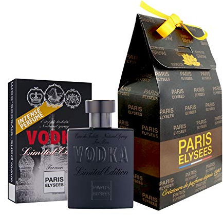 PARIS ELYSEES - Vodka Limited Edition - Eau de Toilette - Colonia Hombre - Aromática - - Bergamota y Lavanda - Perfume hombre - Frasco de 100ml