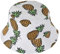 ZLYC Damen Bucket Schlapphut, Weiße Ananas, One Size