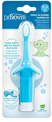 Dr. Brown's HG014-P4 - Cepillo de dientes, color azul