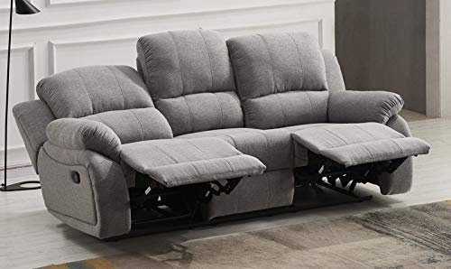 Mikrofaser Relaxsofa Schla-Couch Relaxsessel Fernsehsofa 5129-3-GM