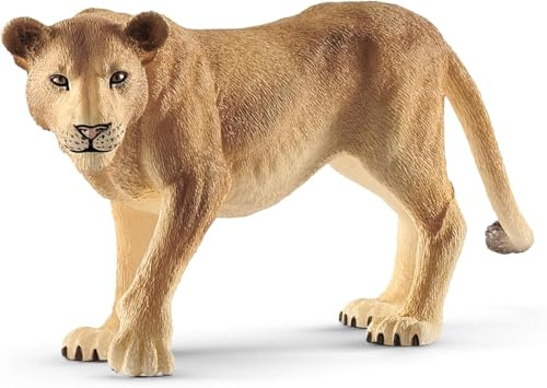Schleich Wild Life - Lioness Toy Figurine - Kids Ages 3+ | 14825 | Wild Animal Figurine, Realistic Animal Toys, Lion Toy for Boys and Girls, Screen-Free Imaginative Pretend Play, Montessori