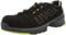 Uvex 1 gelochter Halbschuh, Sicherheitsschuhe S1 SRC, Arbeitsschuhe für Damen & Herren, Schwarz/Lime, Größe 38