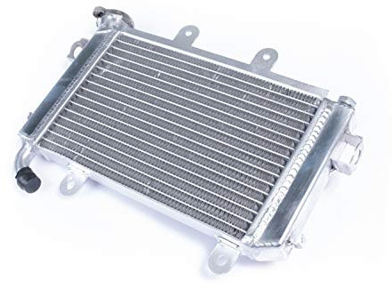avdb-moto Radiador de Agua compatible con KTM DUKE 125 200 390 2011-2014 Plata Racing de Recambio
