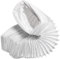 110x55mm Conduit d'air Flexible pour Hotte de Cuisine, Climatiseur, Hotte Aspirante, Sèche-linge - 3m Tuyau d'évacuation - Conduit de Ventilation - PVC
