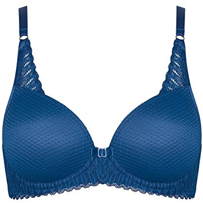 Triumph Damen Aura Spotlight WHP Schalen BH mit Bügel, Blue Sapphire, 70E