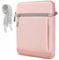 SIMTOP Tablet Sleeve Bag 11 inch, iPad Pro (2018-2023),ipad carry case with Shoulder Strap Compatible iPad air 4/5 10.9 inch 2022, ipad accessories Waterproof Microsoft Surface Go(pink)