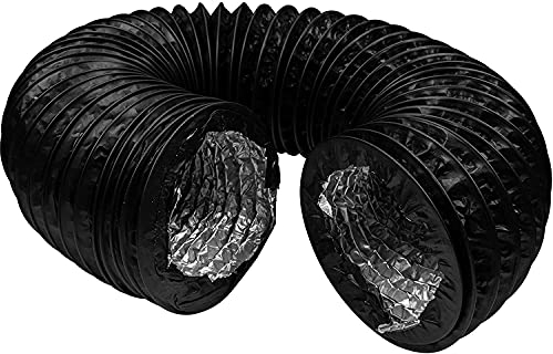 Tubo di scarico flessibile in alluminio da 100 mm / 10 cm - Tubo flessibile per la ventilazione - Canale di riscaldamento, raffreddamento e ventilazione - 3 m