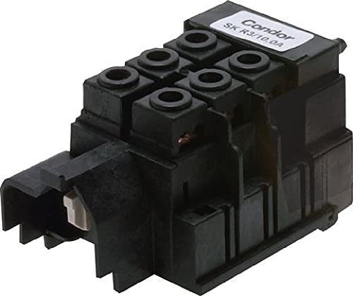 Condor Motorschutzrelais (Überströmrelais) für Druckschalter Kompressoren Typ MDR 3 und MDR 5, 3-polig, Thermisch, 2NO 2NC, Silber, Automatisch, 16A, 3 Terminals