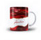iCaseDesigner Personalised Marble Agate Swirl with Name on 11oz Ceramic Mug. 3. Ruby Red Agate Marble