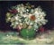 DTAUPREB Van Gogh Vase mit Zinnien und Blumen Malen nach Zahlen für Erwachsene und Kinder DIY Ölgemälde Kits Leinwand Geschenk