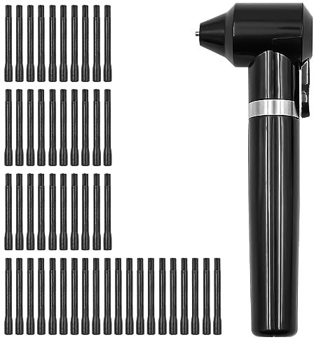 NUZAMAS Tattoo-Pigment-Mischer mit 50 Mischstäbchen-Maschinen-Make-up-Augenbrauen-Farbtinten-Rührmaschine für Microblading-Tattoo-Zubehör (Schwarz)