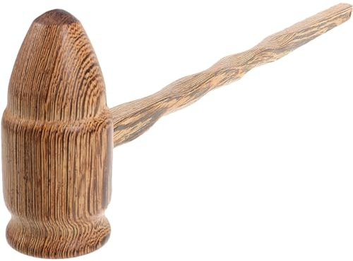 Lurrose Massagehammer Aus Holz 42.00X9.00X4.00cm 1 X Massagehammer | Glatte Oberfläche, Leicht Zu Tragen, Für Therapeuten Und Einzelnutzer, Für Aufwärmen