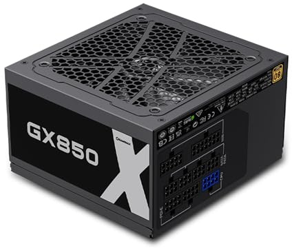 GameMax GX-850 Modular 80 Plus Gold Power Supply With 12cm FDB Fan | Black