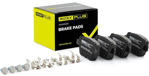RIDEX PLUS 402B0316P Bremsbelagsatz Bremsbeläge Hinten mit Zubehör Kompatibel mit VW Golf 7 Schrägheck 5G1, BQ1, BE1, BE2