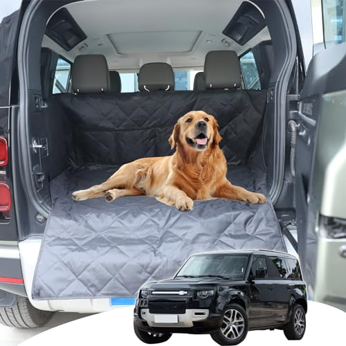 HAPPYHORSE Pet Dog Trunk Cargo Liner Compatible with Land Rover Defender 90 110 130 2020-2024 Cargo Cover Waterproof and Non-Slip Dog seat Cover Cargo Liner Area Protector
