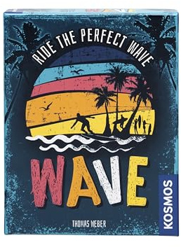 Thames & Kosmos WAVE, Kooperatives Kartenspiel, spannende Kartenspiele für Erwachsene und Kinder, Brettspiele für Spieleabend, für 2 bis 4 Spieler, ab 10 Jahren