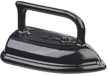 Miniaturen für Puppenhäuser und Wichtelstuben oder Geschenkgutscheine · DIY Miniwelt · Bügeleisen 2 x 1,2 x 1,1 cm schwarz