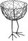 Alipis Eggs Wire Storage Basket, Funny Chicken Feet Wire Fruit Storage Vegetables Container Eggs Holder Collect Gathering Basket for Kitchen Home Living Room Black