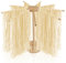 WANDGU Secador de fideos, soporte para pasta de madera, secado con 9 brazos extraíbles, soporte para pasta para secar hasta 4,5 kg con base, soporte para secadora de pasta para cocina doméstica