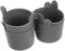 TOBBOMEY 4piezas Moldes De para Freidora De Aire Accesorios Reutilizables para Cocción De Molde Individual para Microondas Aptos para Lavavajillas y Resistentes Al