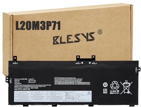 BLESYS L20M3P71 L20C3P71 Akku für Lenovo ThinkPad-Yoga X13 Gen 2 (20W8/20W9) Gen 3 (21AW/21AX) PC Notebook 11,58V 52,9Wh