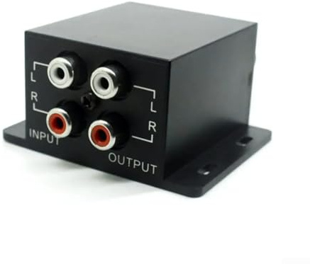 Für Cinch-Bass-Controller für Auto-Audio mit automatischer Stromversorgung und manuellem Zwei-Positionen-Schalter, einstellbare Verstärkung und Frequenz für mehrere Stereo-Eingangsgeräte