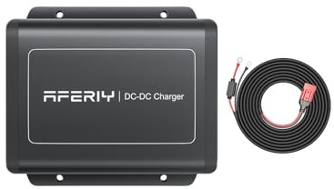 AFERIY Estación EléCtrica Cargador 580 W, CC-CC, 6 Veces Más Rápido Que Un Cargador De Mechero, Seguro Y Portátil, Compatible con Estaciones EléCtricas De 48 V, VehíCulos De 12 V/24 V Y Autocaravanas