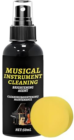 Piano Cleaning Kit - Cleaner Agent | 100ml Piano Key Smudge Cleaning Misst | for Flute Trumpet Trombone Bass Clarinet Classroom Music Class Home Studio Daaily Outdoor