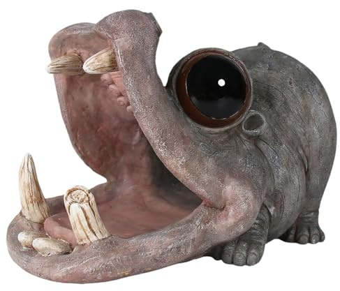 ZGUZMCMK Drain Pipe Statue Tier Regenrinne Skulptur Dekorative Wasserspeier Garten Outdoor Figur Resin für Garten Grünfläche Geschenk