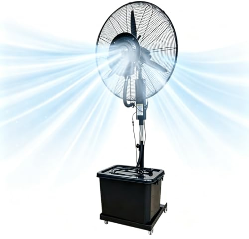 Ventilatore Nebulizzatore con serbatoio da 42 litri for giardino 3 velocità