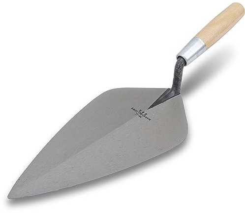 MARSHALLTOWN Wide London Brick Trowel, 279 x 146 mm, Wood Handle, Made in USA, 34 11