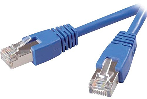Vivanco Cat 5e Netzwerkkabel 1:1 verschaltet, RJ45 Stecker 3.0 m blau