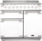 Rangemaster Elise ELS100EIWH 100cm Electric Range Cooker with Induction Hob - White