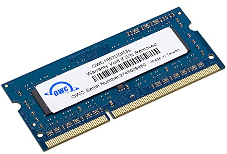 OWC 8 GB (1 x 8 GB) 1867 MHz DDR3 SO-DIMM PC3-14900 204-Pin-CL11-Speichererweiterung (OWC1867DDR3S8GB)
