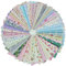 50pc Baumwollstoff 20 x 25cm Stoffpaket Nähstoff Schnitte DIY Patchwork Quadrate 100% Baumwolle mit vielfältigen Muster für Nähen Handwerk Kinder Werkarbeit